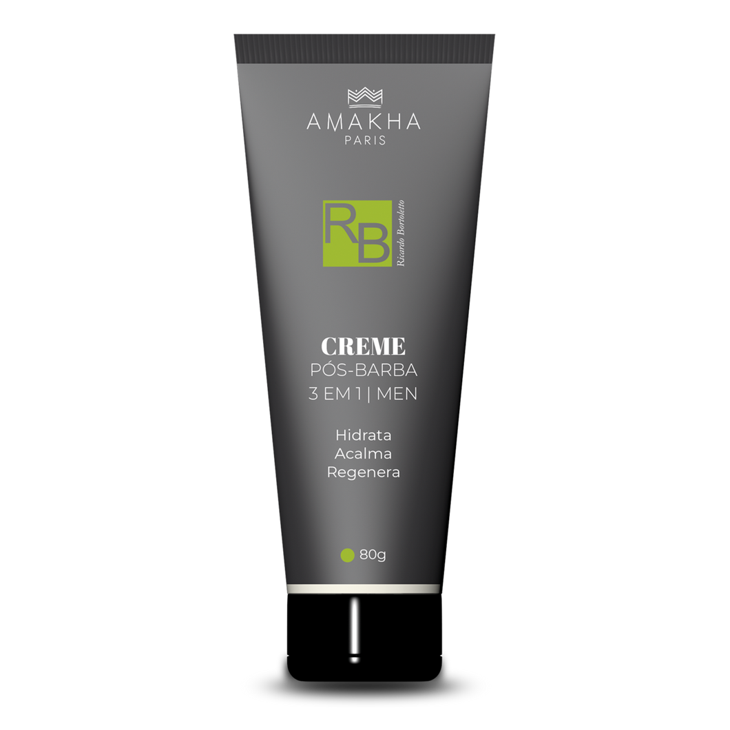 CREME PÓS-BARBA 3 EM 1 MEN RB RICARDO BORTOLETTO -  AMAKHA PARIS - 180g -  401004CP